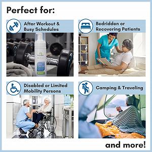 Піна для миття тіла без ополіскування Nurture Valley 3 пляшки synthetic.ua - Фото 1