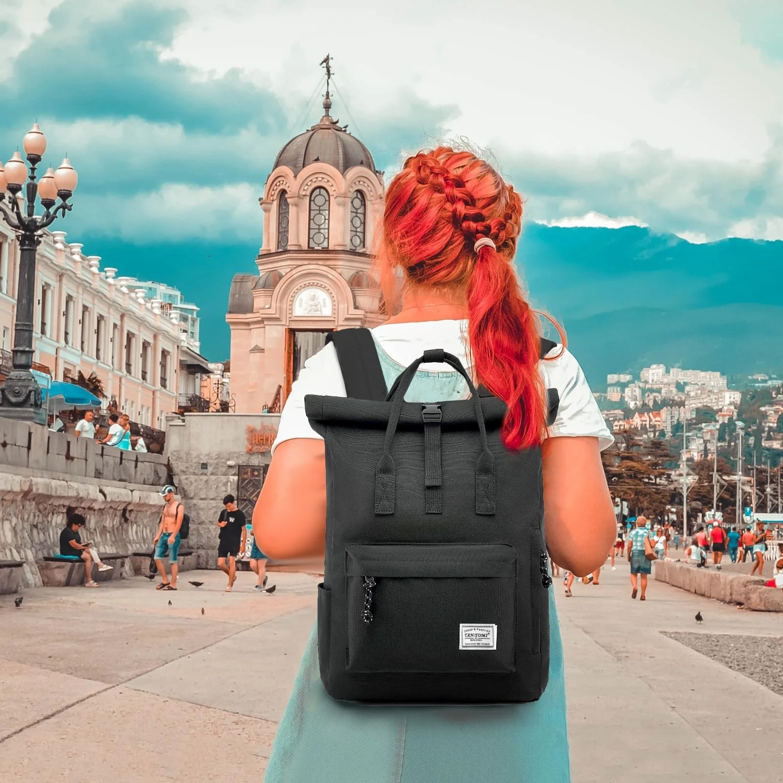 Рюкзак Rolltop Tantomi 15.6 дюйма, фото №8 Рюкзак Rolltop Tantomi 15.6 дюйма, фото №8
