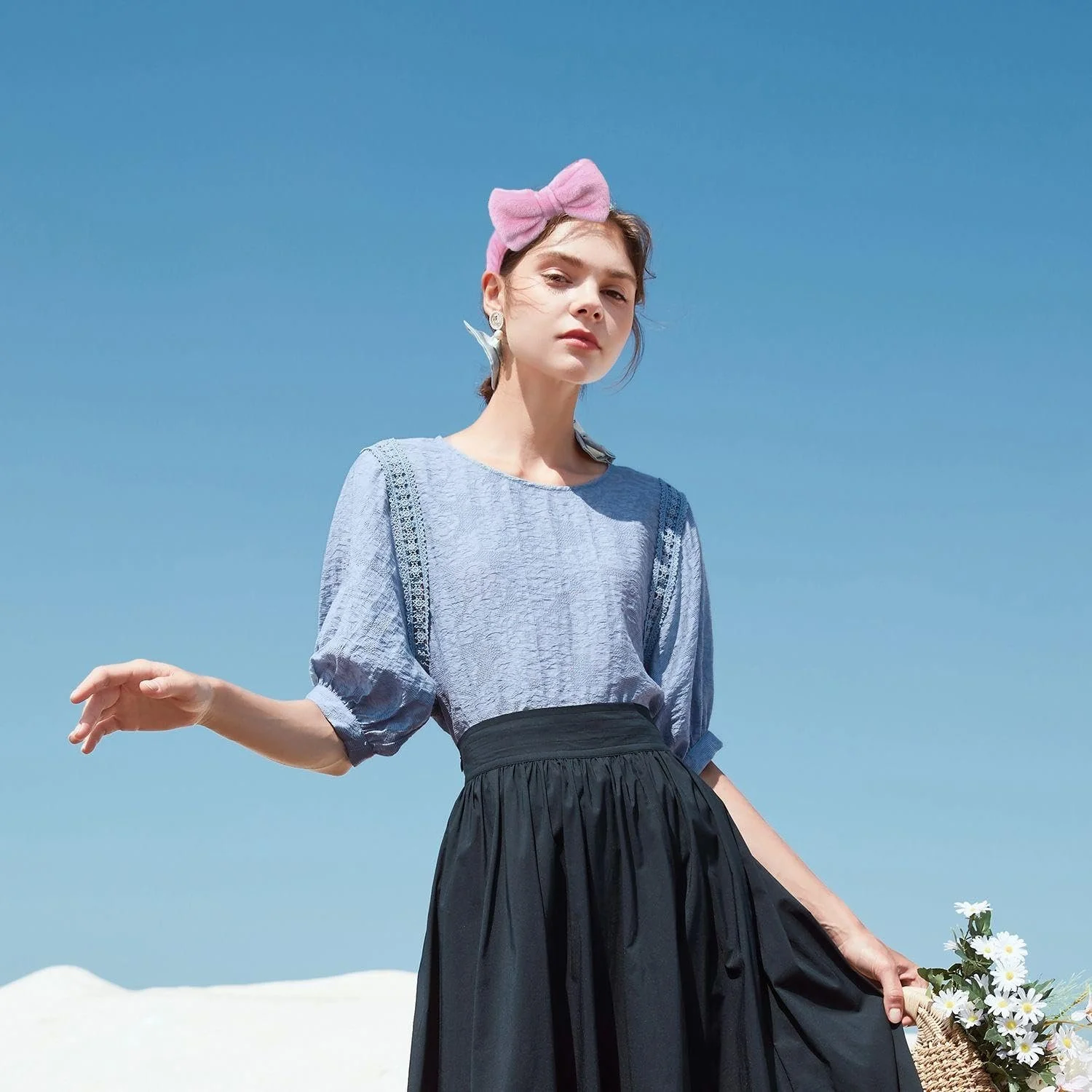 Пов'язка на голову Корал Вельвет з Бантиком, фото №6 Пов'язка на голову Корал Вельвет з Бантиком, фото №6