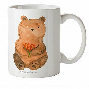 Детская кружка Mr. & Mrs. Panda Медведь благодарности, 80 мм x 90 мм x 80 мм - Фото 1