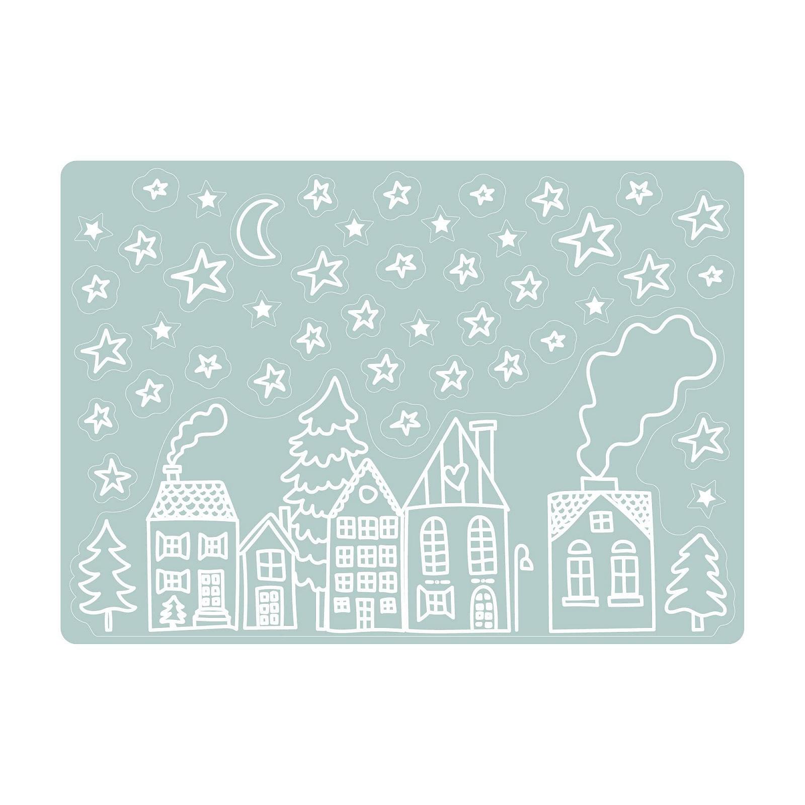 Наклейки на вікна Wandtattoo Loft Christmas House Row Багаторазові A4 44 шт. Білі, фото №5 Наклейки на вікна Wandtattoo Loft Christmas House Row Багаторазові A4 44 шт. Білі, фото №5