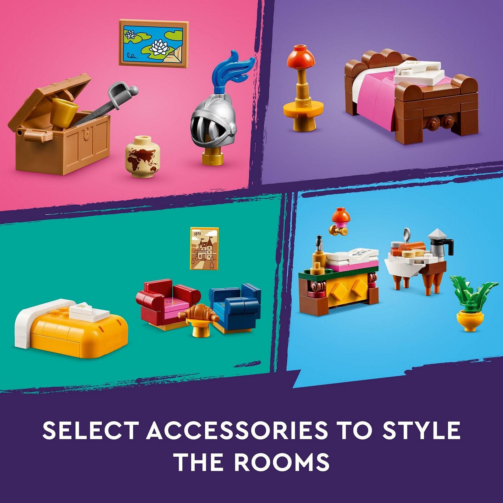 Набор LEGO Friends Отель Bed and Breakfast для детей от 12 лет с 4 минифигурками, фигуркой собаки и аксессуарами, фото №5