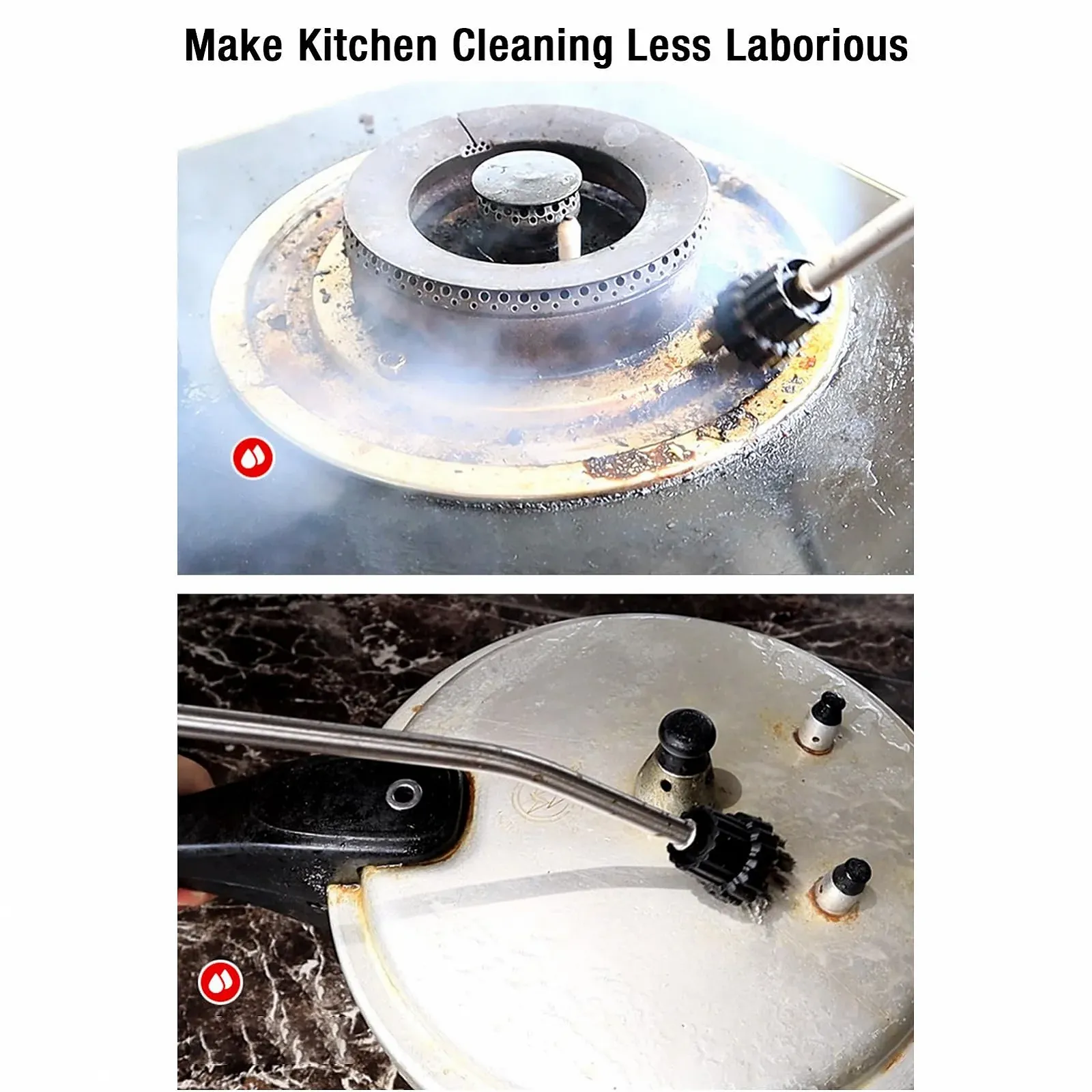 Пароочисник ручний 2500 W високого тиску 220 V, фото №4