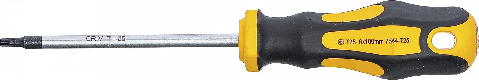 Викрутка Torx Kraftmann 7844-T25 T25 Сріблястий/Жовтий/Чорний, фото №2