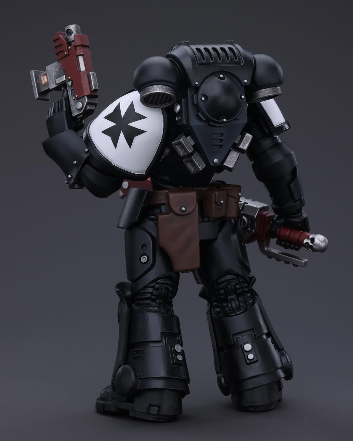 Фигурка JoyToy GW 40K Space Marines Black Templars Outriders Brother Valtus 12 см, фото №5