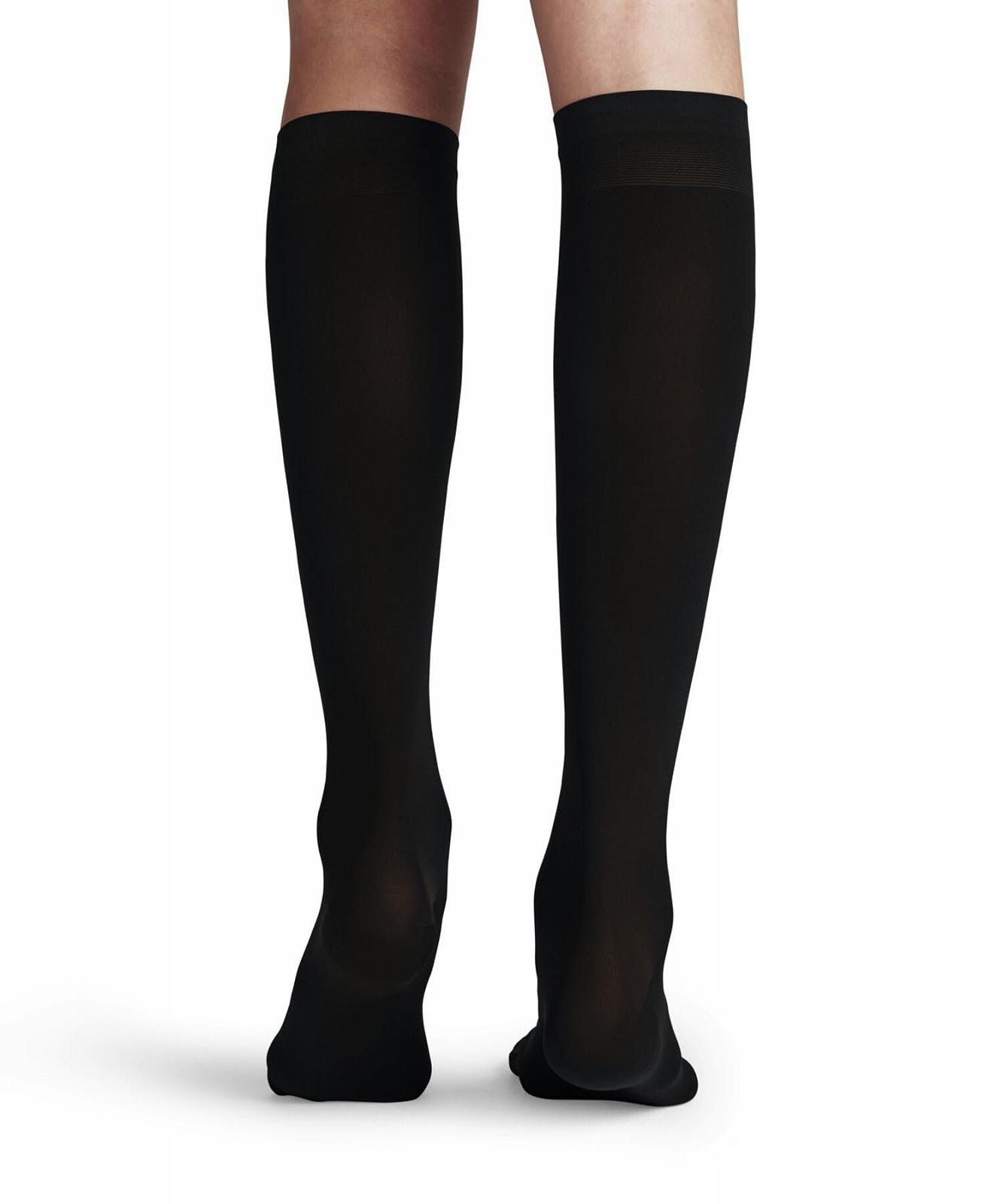 Чулки FALKE Lufthansa Travel & Comfort Vitalize 40 DEN Женские Полупрозрачные Со средней компрессией Для улучшения циркуляции крови Идеально подходят для коротких поездок или сидения Из тонкой мягкой пряжи 1 пара, фото №2