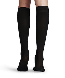 Чулки FALKE Lufthansa Travel & Comfort Vitalize 40 DEN Женские Полупрозрачные Со средней компрессией Для улучшения циркуляции крови Идеально подходят для коротких поездок или сидения Из тонкой мягкой пряжи 1 пара synthetic.ua - Фото 1