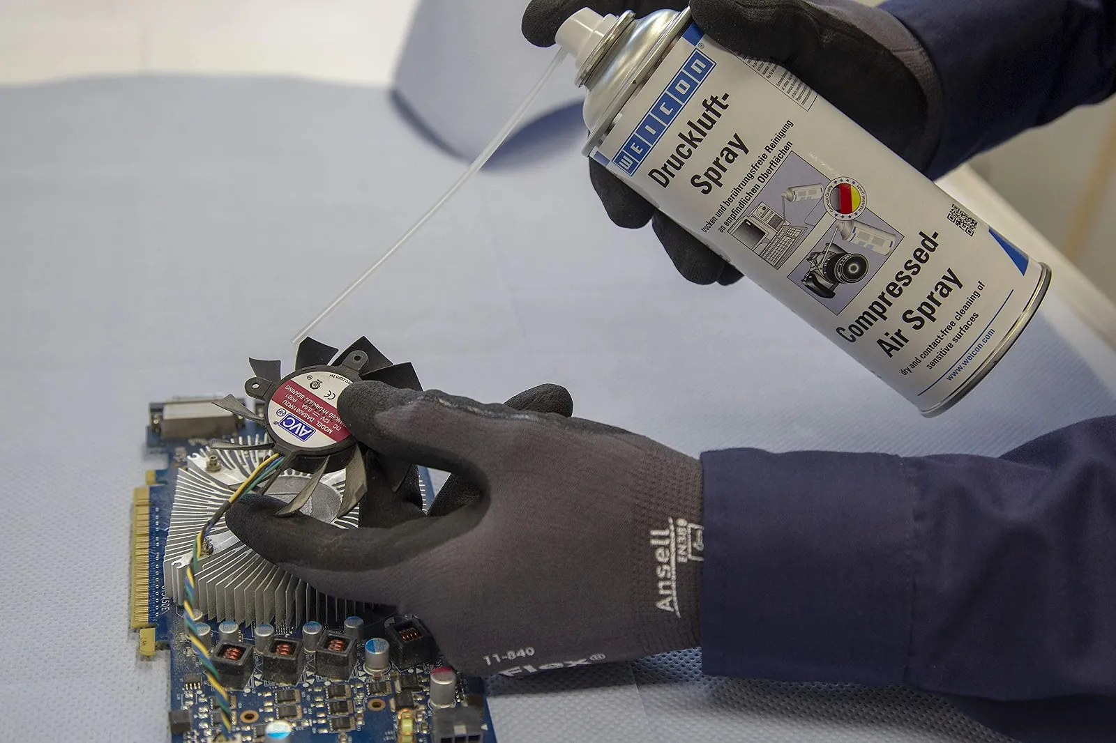 Стиснене повітря WEICON 400 мл, фото №4 Стиснене повітря WEICON 400 мл, фото №4