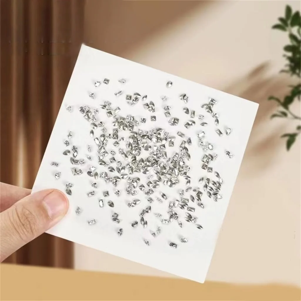 Стразы Нерегулярные Кристалл для дизайна ногтей, 50/500 шт, фото №3