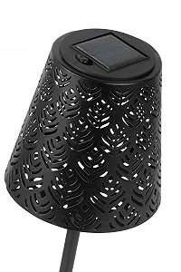 Настільна лампа Northpoint LED Solar Metal Oriental з датчиком сутінків Чорна synthetic.ua - Фото 1