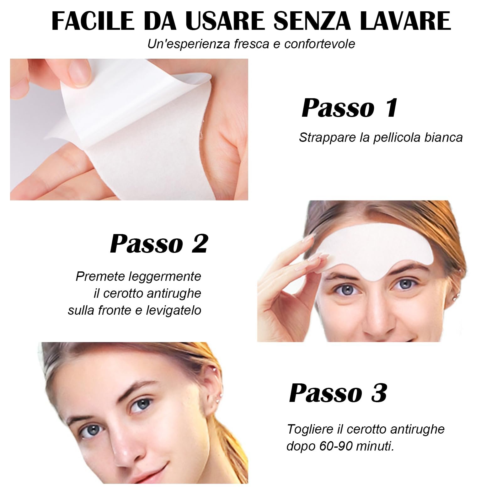 Патчи Scettar против морщин для лба с алоэ, 20 шт, фото №4