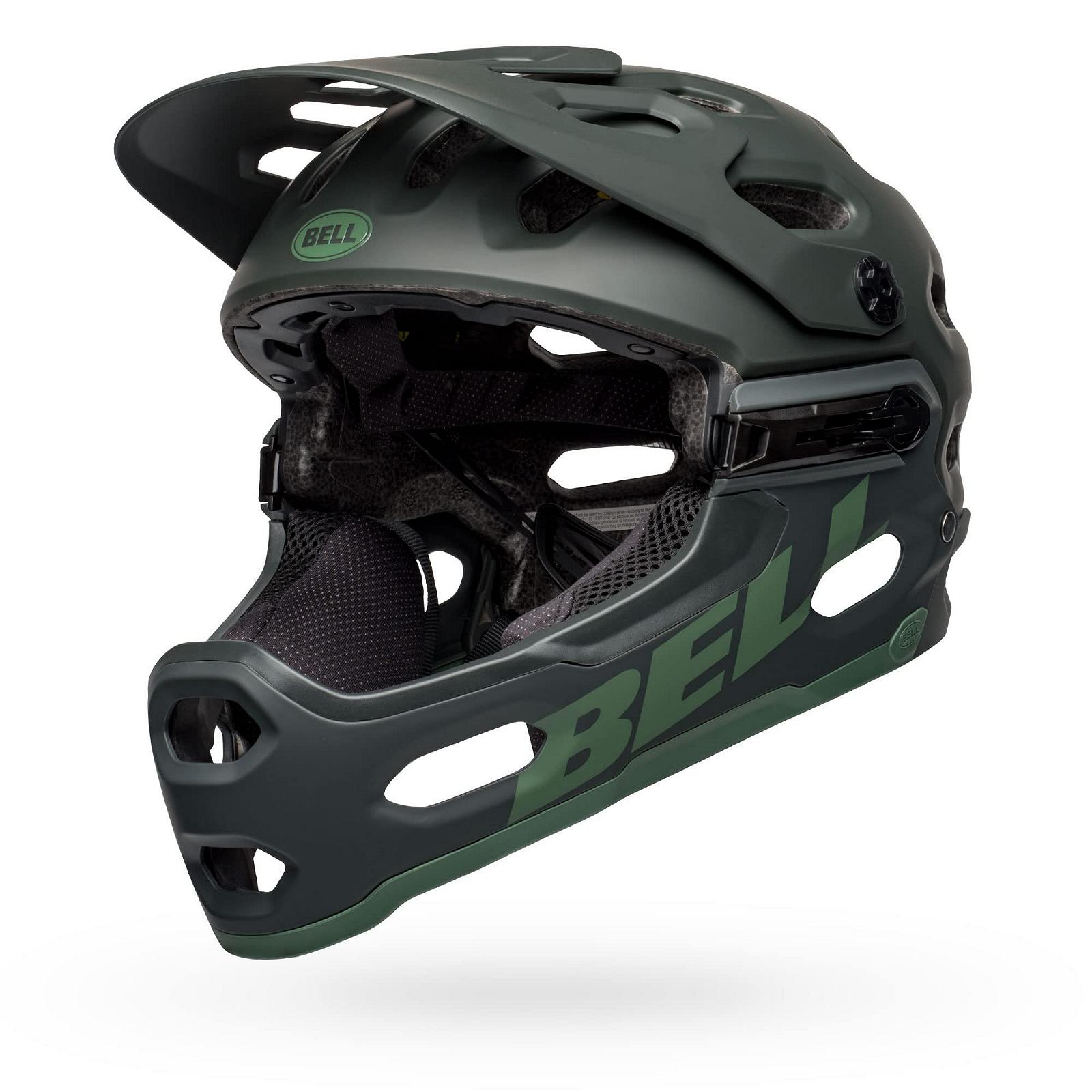 Шлем Enduro Bell Super 3R MIPS Matt - Зеленый, фото №1