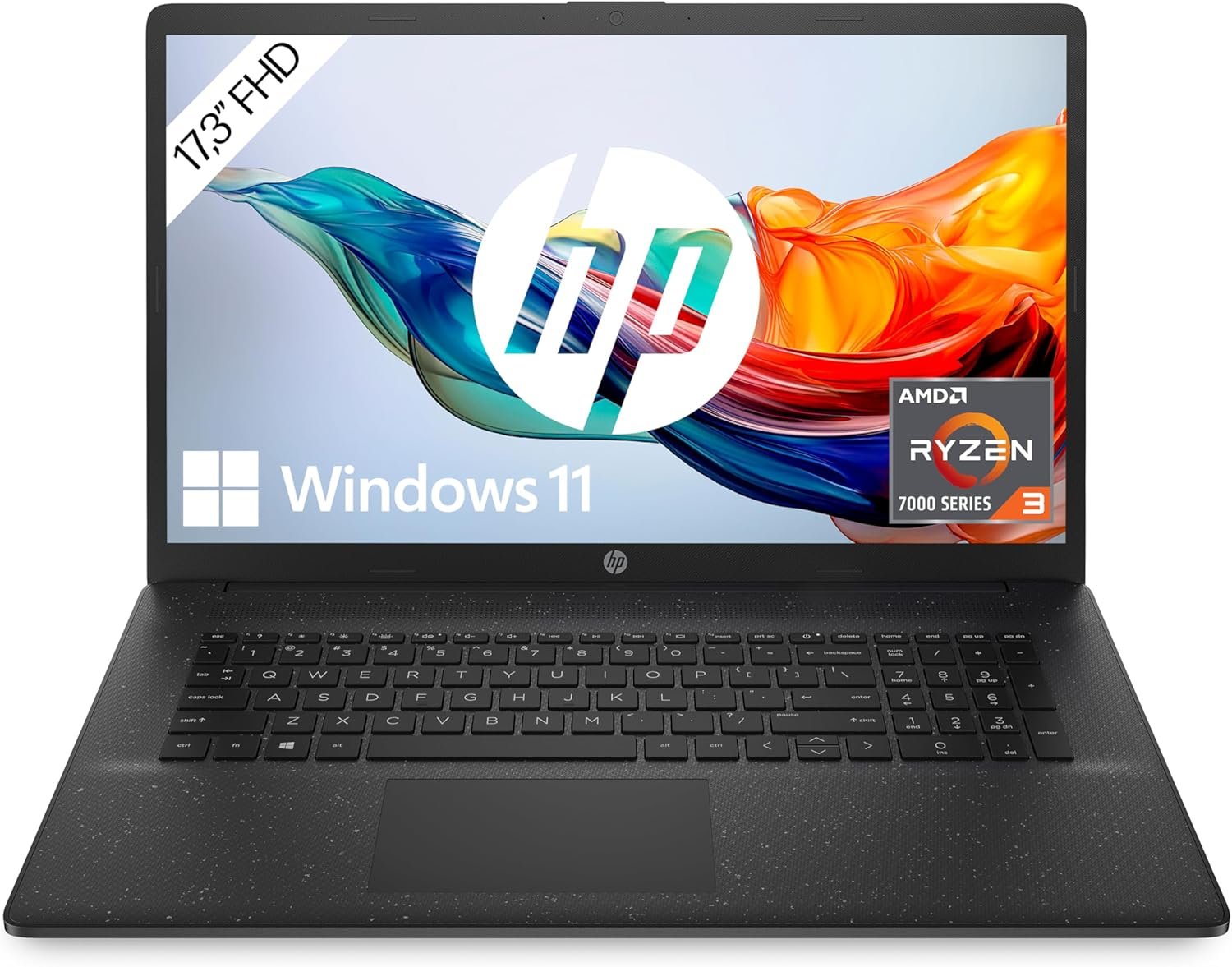 Ноутбук 17.3'' HP Laptop 17-cp2245ng Ryzen 3 7320U RAM 8GB SSD 512GB Windows 11 (UKR), фото №1