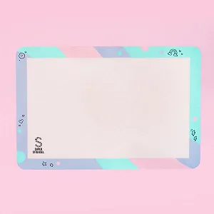 Килимок для випікання Super Streusel силіконовий 42 x 28 cm термостійкий без BPA та PFAS прозорий багаторазовий - Фото 1