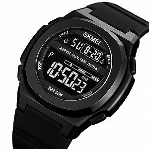 Годинник Skmei 1821BKBK All Black synthetic.ua - Фото 1