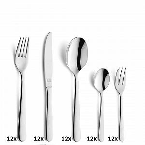 Набор столовых приборов Beckmann & Rommerskirchen Luna 60 предметов synthetic.ua - Фото 1