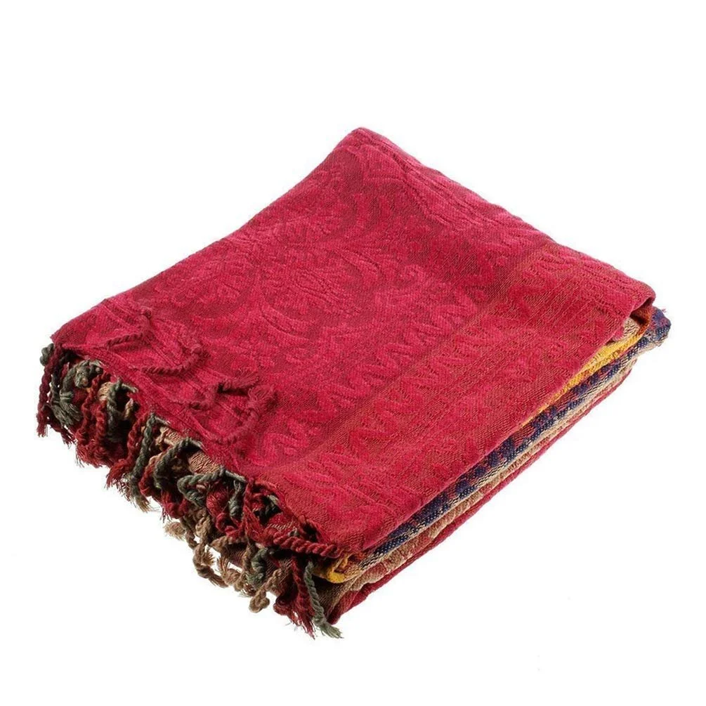 Покрывало Хлопок Jbsceen Красный, 150 см x 190 см, фото №5