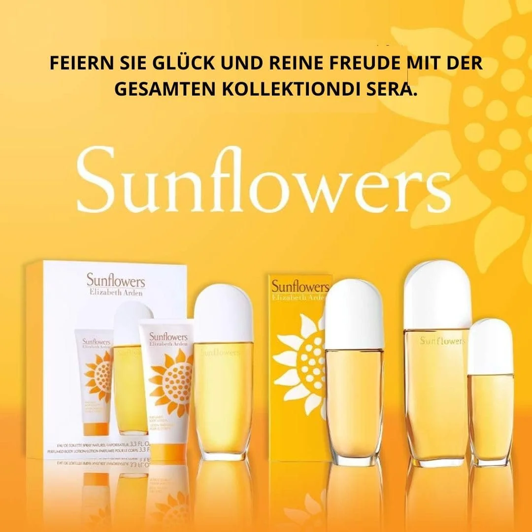 Туалетная вода Elizabeth Arden Sunflowers Sunlight Kiss Цветочный Теплый аромат 100мл, фото №3