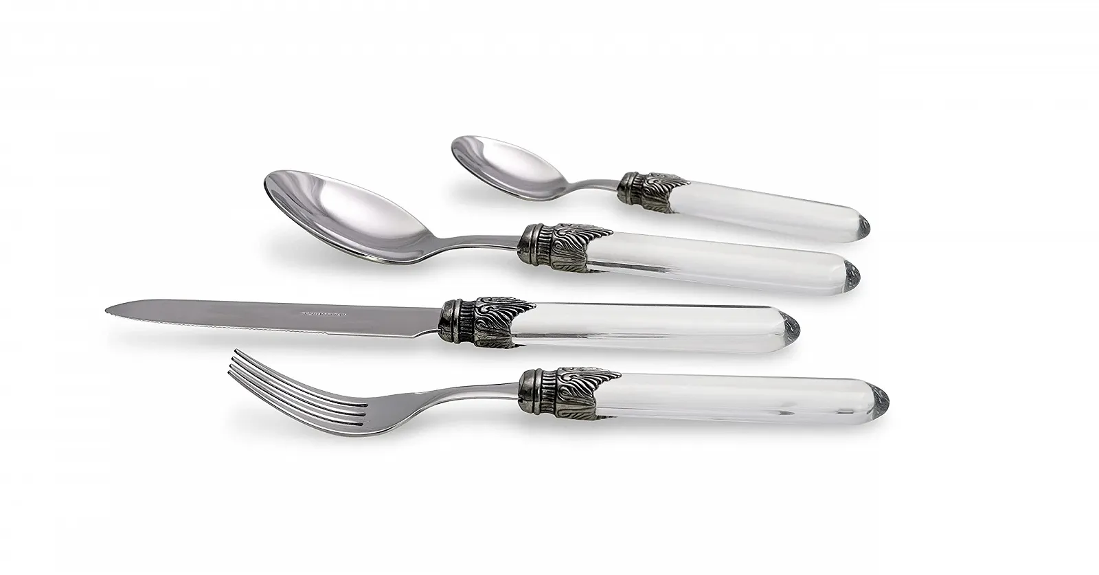 Набор столовых приборов Rivadossi Venezia Прозрачный, 4 предмета, фото №1
