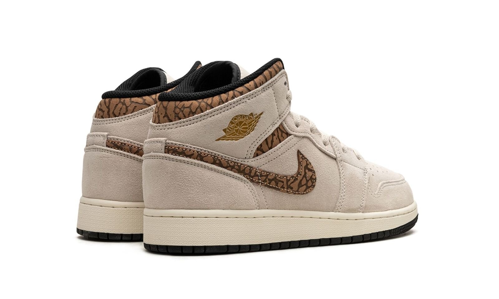 Кросівки Jordan 1 Mid SE Brown Elephant (GS) 39, фото №3