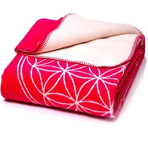 Покривало Glart Flower of Life Рожево-екрю XL, 150 x 200 см, Дуже пухнаста - Фото 1