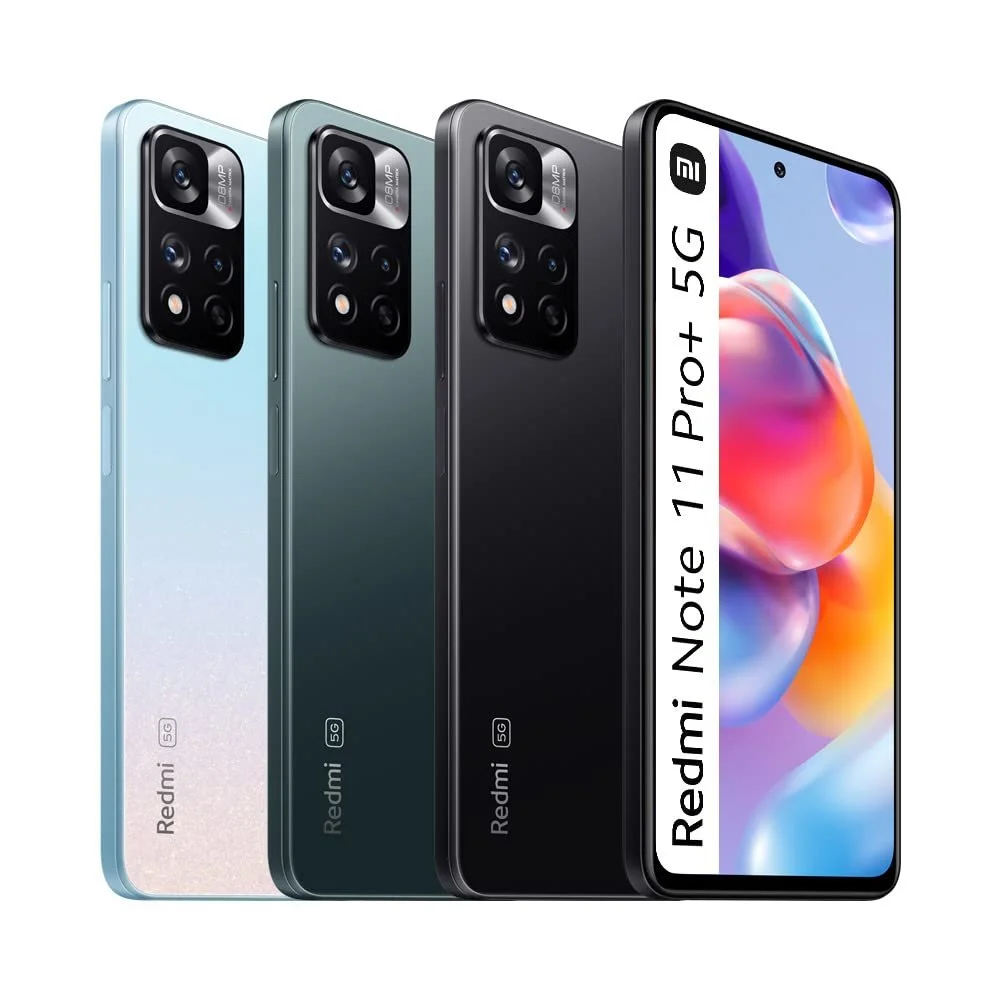 Смартфон Xiaomi Redmi Note 11 Pro + 5G MZB0A9TEU з навушниками 6.67" 120 Гц FHD+ Amoled 120 Вт Hyper Charge 108 MP 6+128 Forest Green, фото №4
