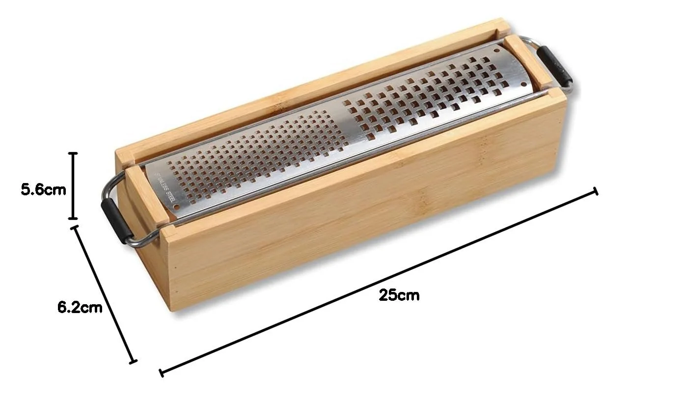Терка Kesper для пармезана, нержавеющая сталь, бамбук., фото №6