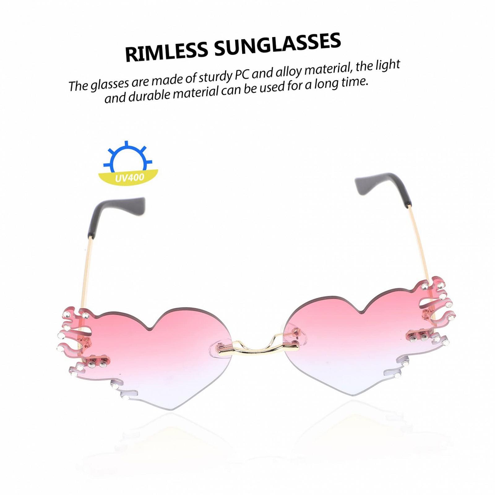 Сонцезахисні окуляри PACKOVE 5 пар, полум'яні, для жінок та чоловіків, модні, фото №8