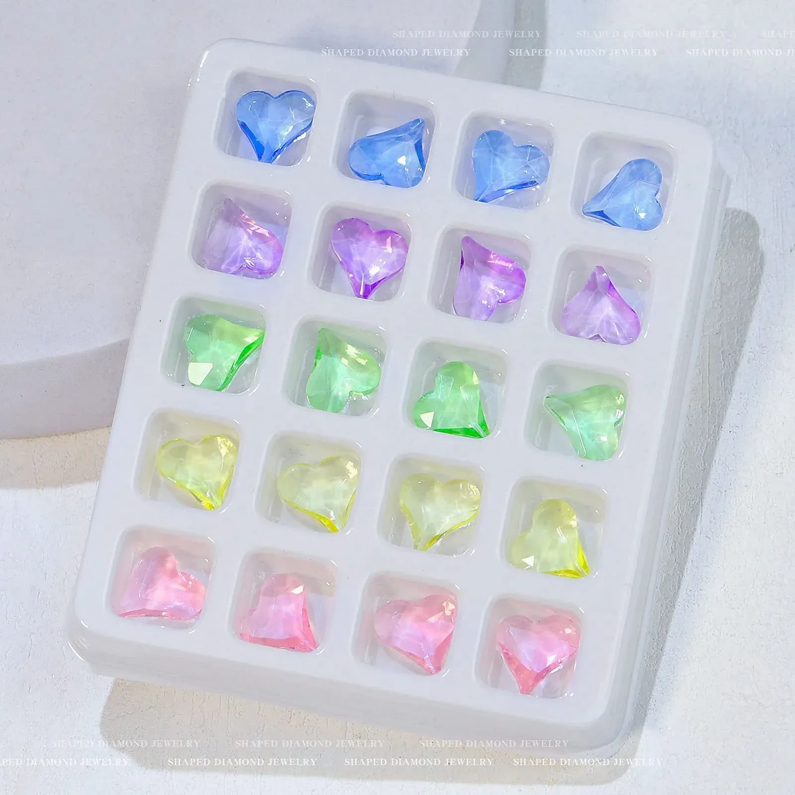 Livecitys 3D Прикраса для нігтів Серце Любові E, фото №4