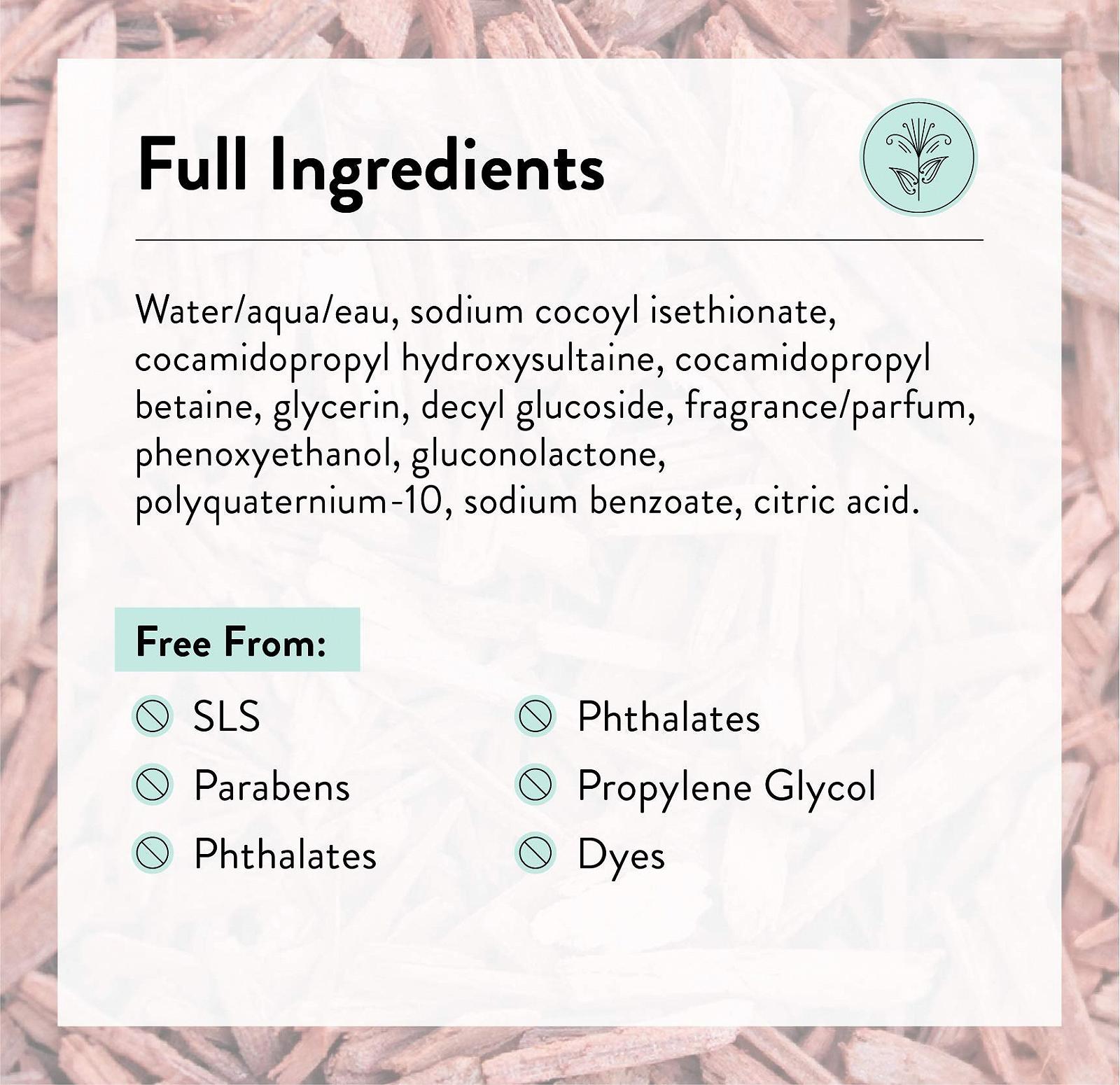 Зволожувальний гель для душу J.R. Watkins Sandalwood Vanilla Aloe and Green Tea 532 мл, фото №7