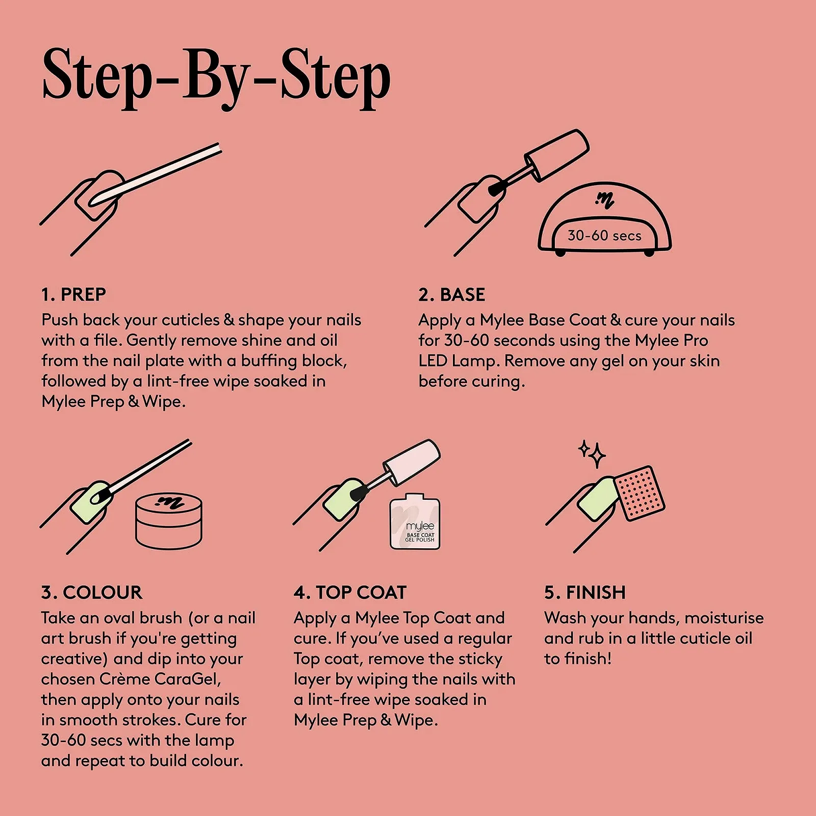 Гель-лак Mylee Crème CaraGel Banana Split, фото №7