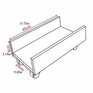 Подставка для ноутбука, Подставка для настольного компьютера, Подставка для мобильной компьютерной башни, Подставка для домашнего ПК, Подставка для настольного компьютера, Подставка для офисного процессора (A) synthetic.ua - Фото 1