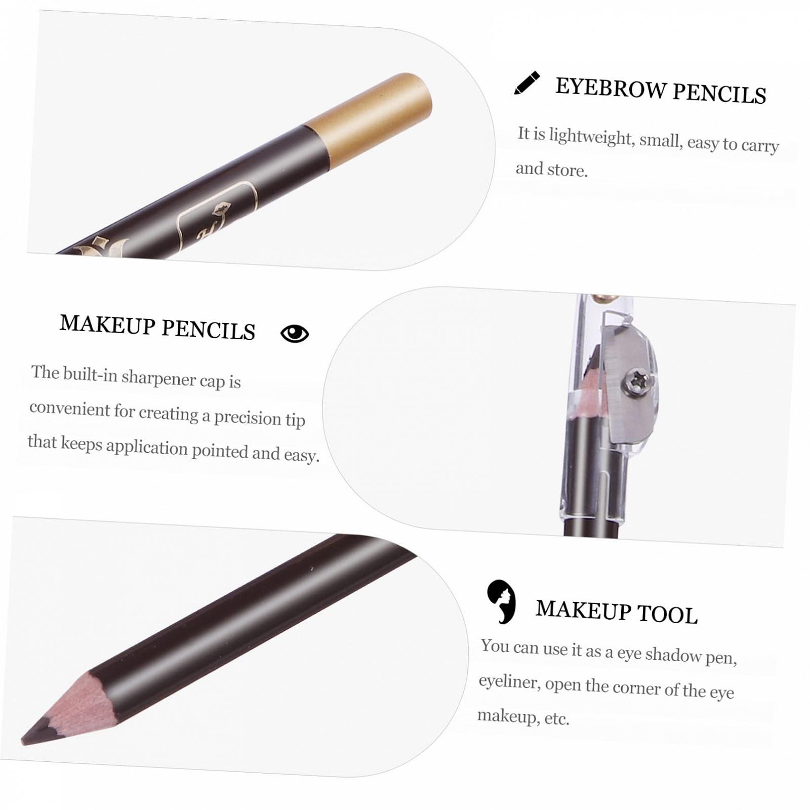 Інструмент Mikinona 8St Bleistiftspitzer чорні олівці для природних брів, фото №6