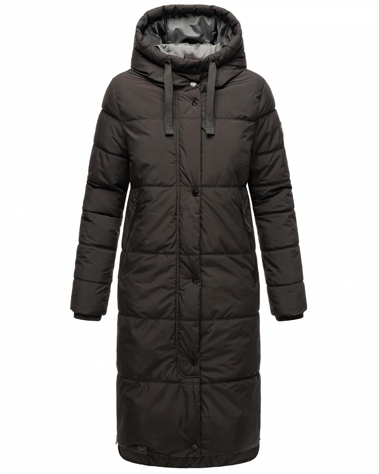 Пальто Marikoo Soranaa Зимове Жіноче Тепле Довге стьобане, фото №1