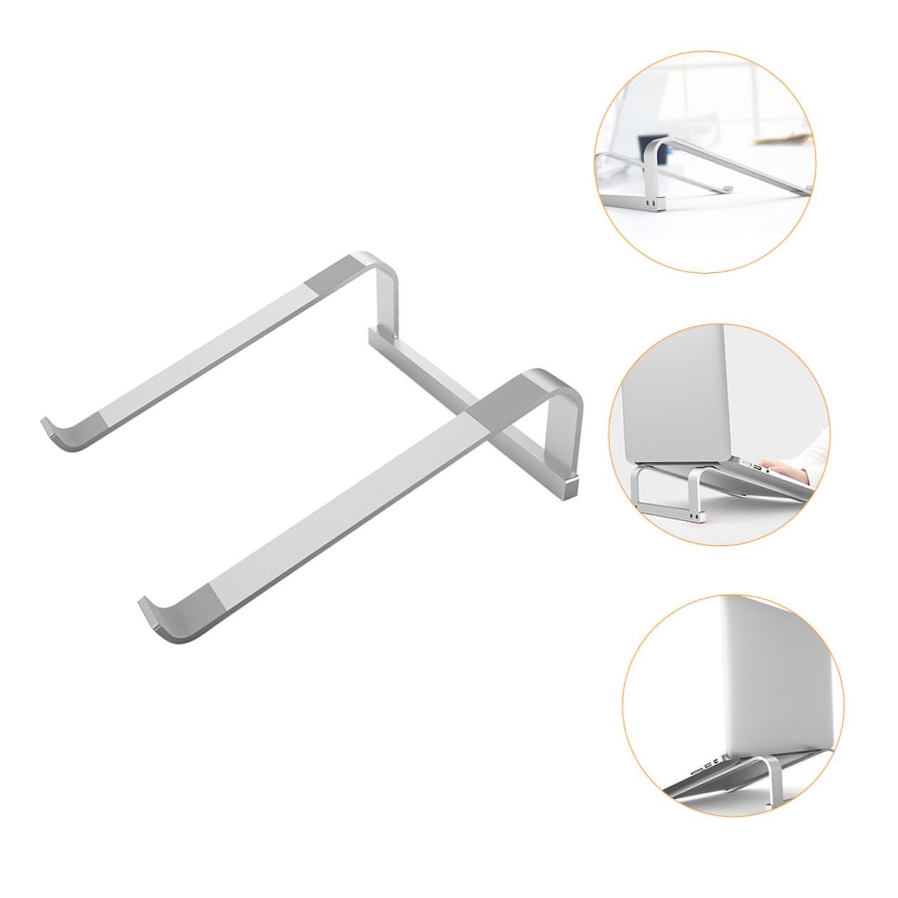 Портативна Підставка для Ноутбука Алюмінієва з Функцією Охолодження, фото №2