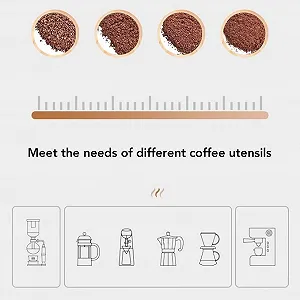 Электрическая кофемолка Topyond 38 скоростей synthetic.ua - Фото 1