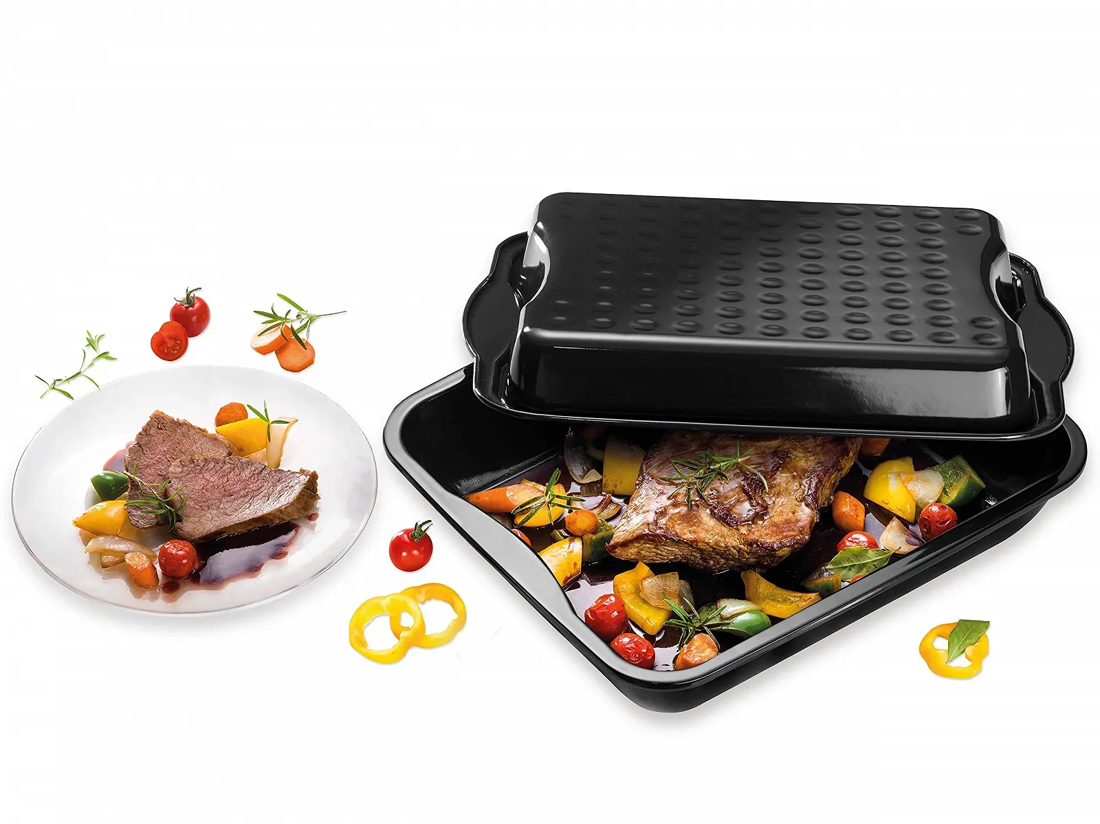 Жаровня Dr. Oetker Back-Idee Kreativ 1301 Maxi с эмалированной крышкой, фото №4 Жаровня Dr. Oetker Back-Idee Kreativ 1301 Maxi с эмалированной крышкой, фото №4