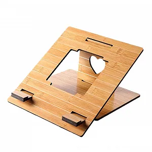 Деревянная Портативная Подставка для ноутбука Прочная Легкая Компактная Практичная для дома для офиса - Фото 1