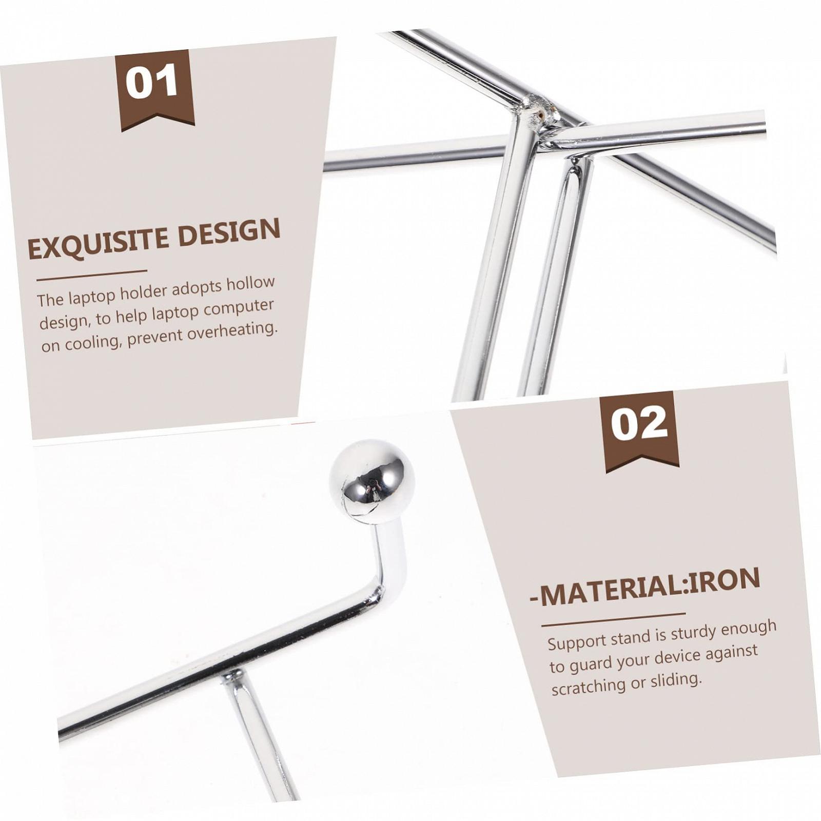 Подставка для ноутбука NUOBESTY, эргономичная, многофункциональная, для ноутбука, планшета и книг, для письменного стола, улучшает осанку, фото №8