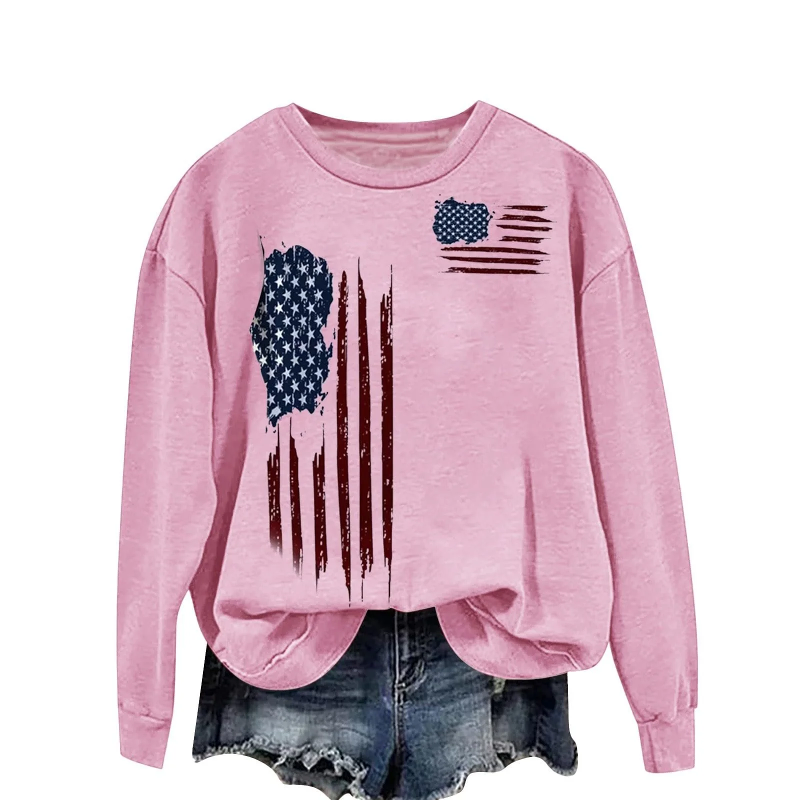 Жіноча Толстовка Generisch Вільний светрbasic tunic великого розміру з принтом літер, фото №3 Жіноча Толстовка Generisch Вільний светрbasic tunic великого розміру з принтом літер, фото №3