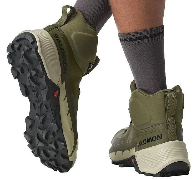 Кроссовки Salomon Cross Hike Mid GTX 2 Gore-Tex Olive размер 42.5, фото №4