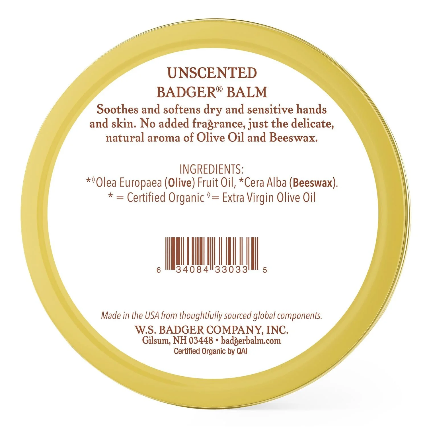 Бальзам Badger Badger Balm Unscented Большой, фото №2