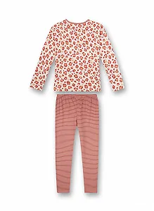 Пижамный комплект Sanetta Для девочек Длинный Розовый synthetic.ua - Фото 1