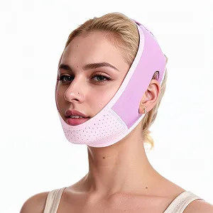 Маска для підтяжки підборіддя AYNKG, рожева synthetic.ua - Фото 1