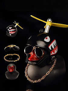 Аксесуар гумова качка в машину 9 см synthetic.ua - Фото 1