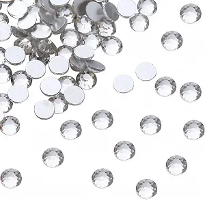 Стрази Скло Плоскі Круглі 2.7-2.8 мм Білий, 1440 шт - Фото 1