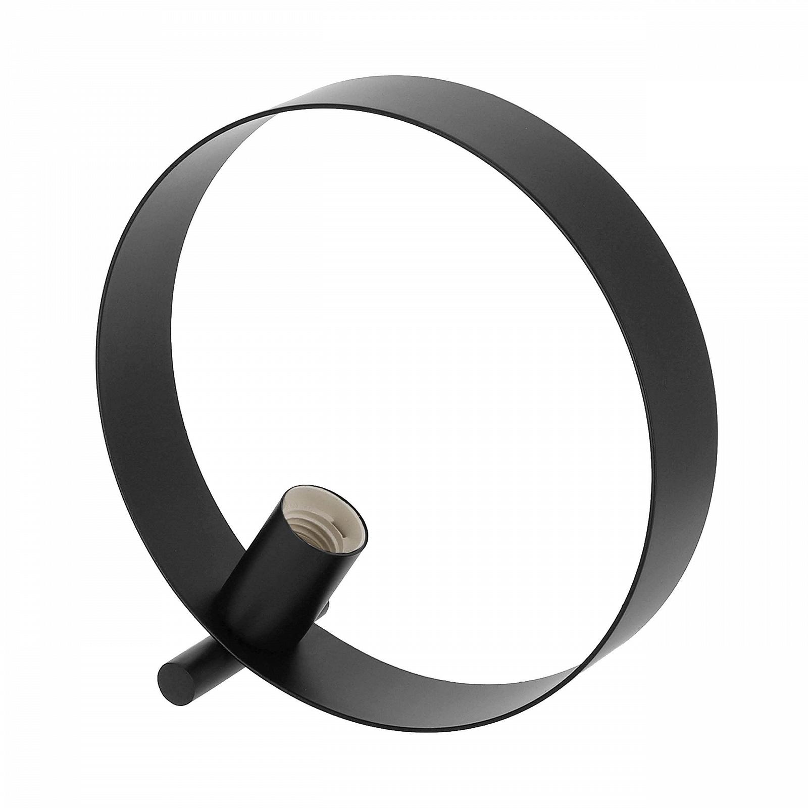 Настільна лампа LED Universum Maya кільцеподібна E27 чорна, фото №1