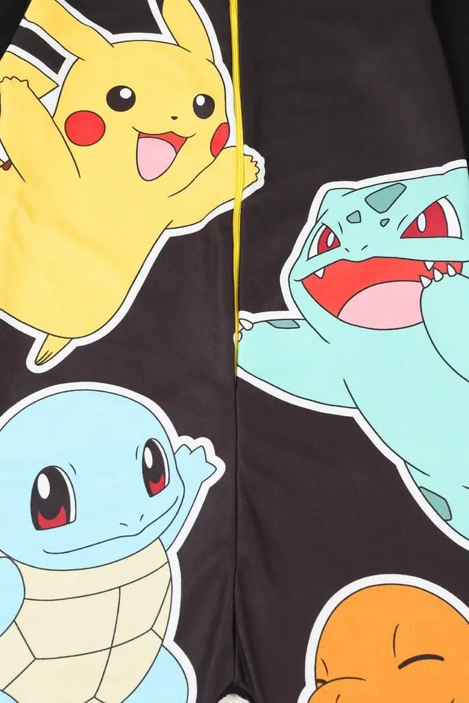 Піжама Флісова Pokemon Для Хлопчиків Чорний, фото №2