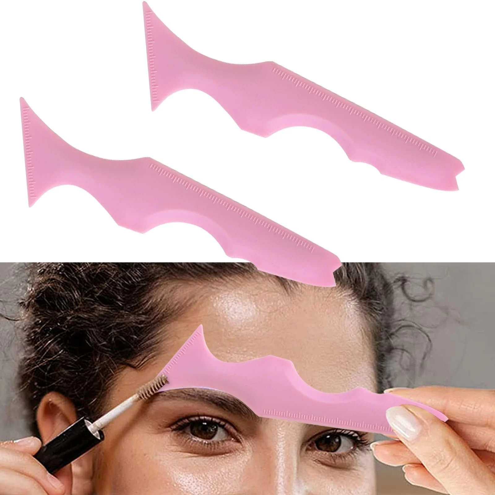 Трафареты для подводки SWYSGS из силикона 2 штуки Розовый, фото №7 Трафареты для подводки SWYSGS из силикона 2 штуки Розовый, фото №7