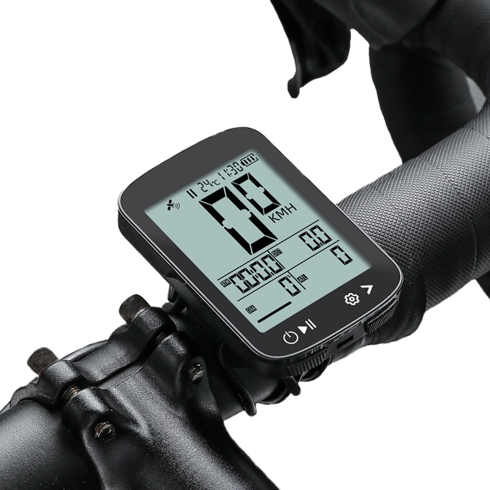 Велокомпьютер беспроводной 2.4 Inch Waterproof Speedometer, фото №4